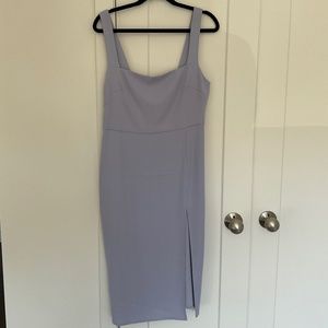 Aritzia Babaton 90s Slit Dress (Lavendar/light purple)